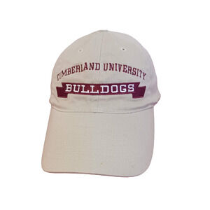 KC Caps Nu-Fit Beige Cumberland University Bulldogs Football Men's Cap L/XL NWOT
